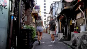 Cómo moverse por Tokio. Caminando por una calle de Tokio
