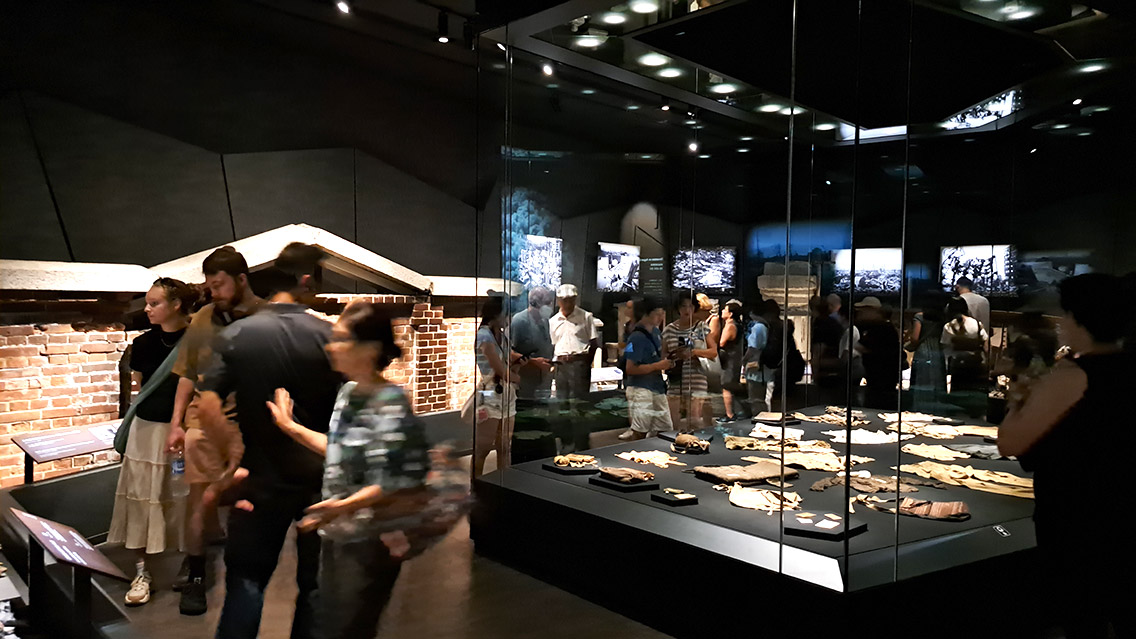 Interior del Museo Memorial de la Paz