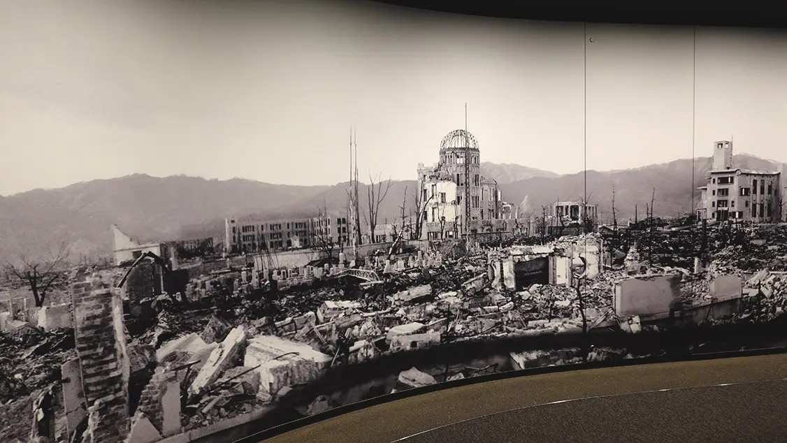 Como quedó la ciudad después de la bomba