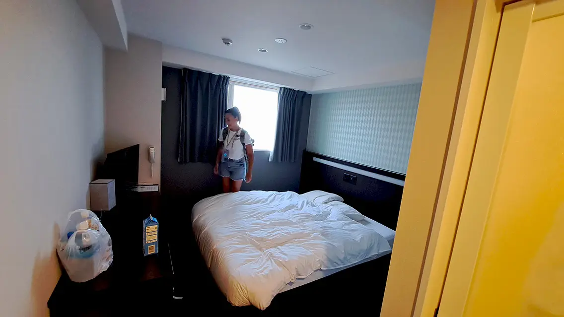 Habitación de nuestro hotel de Kioto