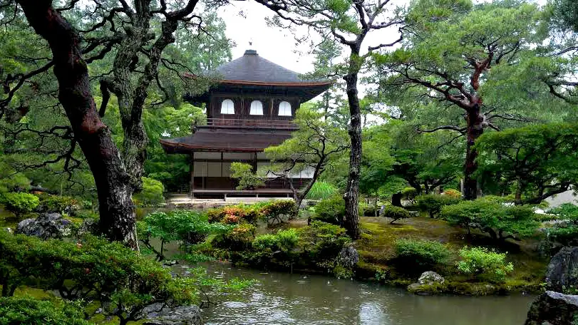 Templo Ginkaku-ji conocido como el templo de plata