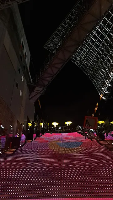 Estación de Kioto por la noche