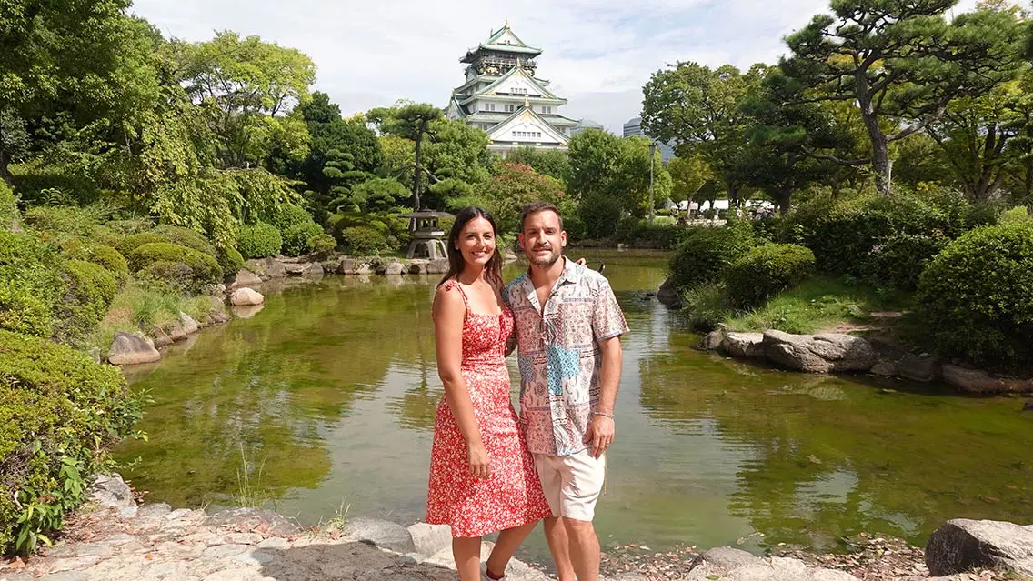 Jardines externos del Castillo de Osaka