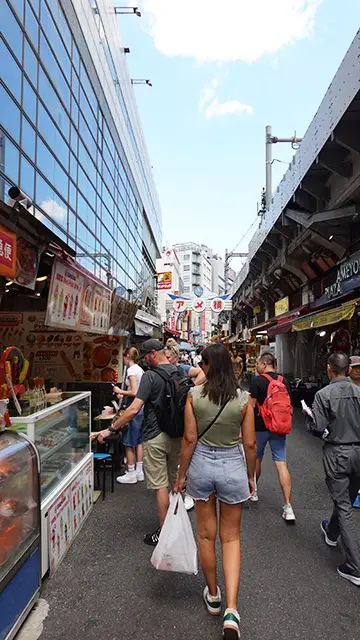 Calle comercial de Ueno