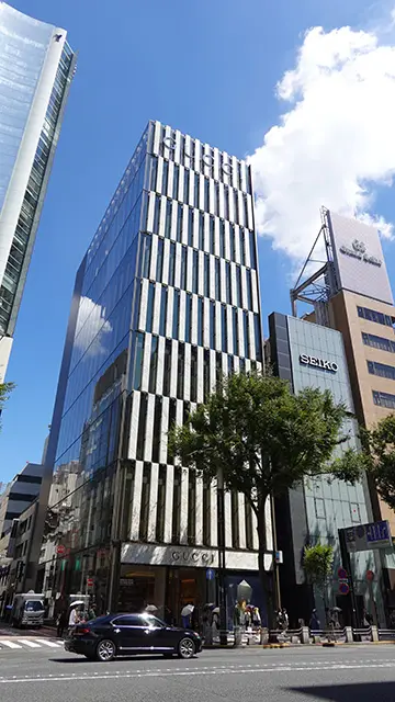 Se encuentran edificios de marcas de lujo