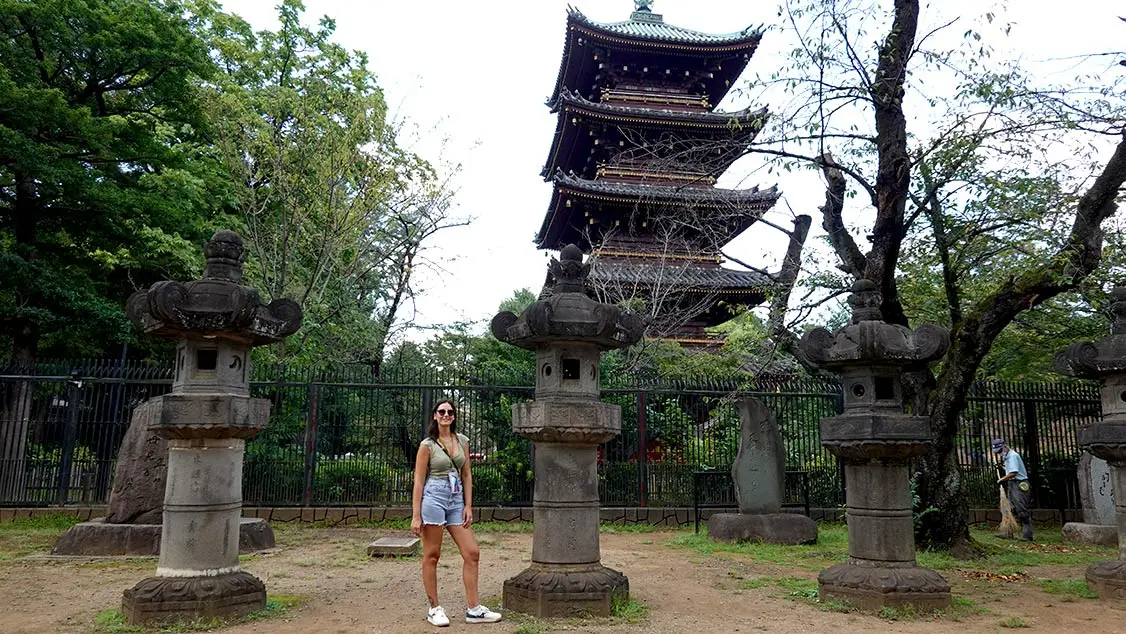Pagoda en el Templo Kan'ei-ji
