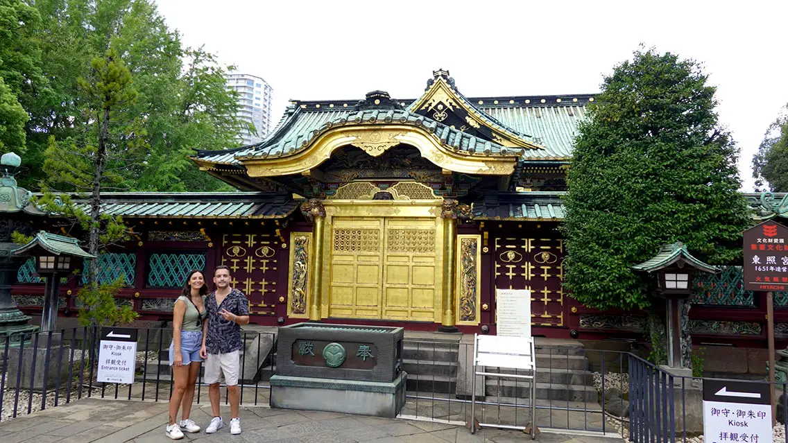 Puerta dorada del Santuario Tōshō-gū