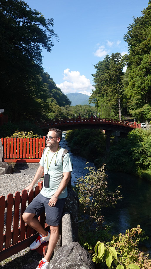 Puente rojo de Nikko