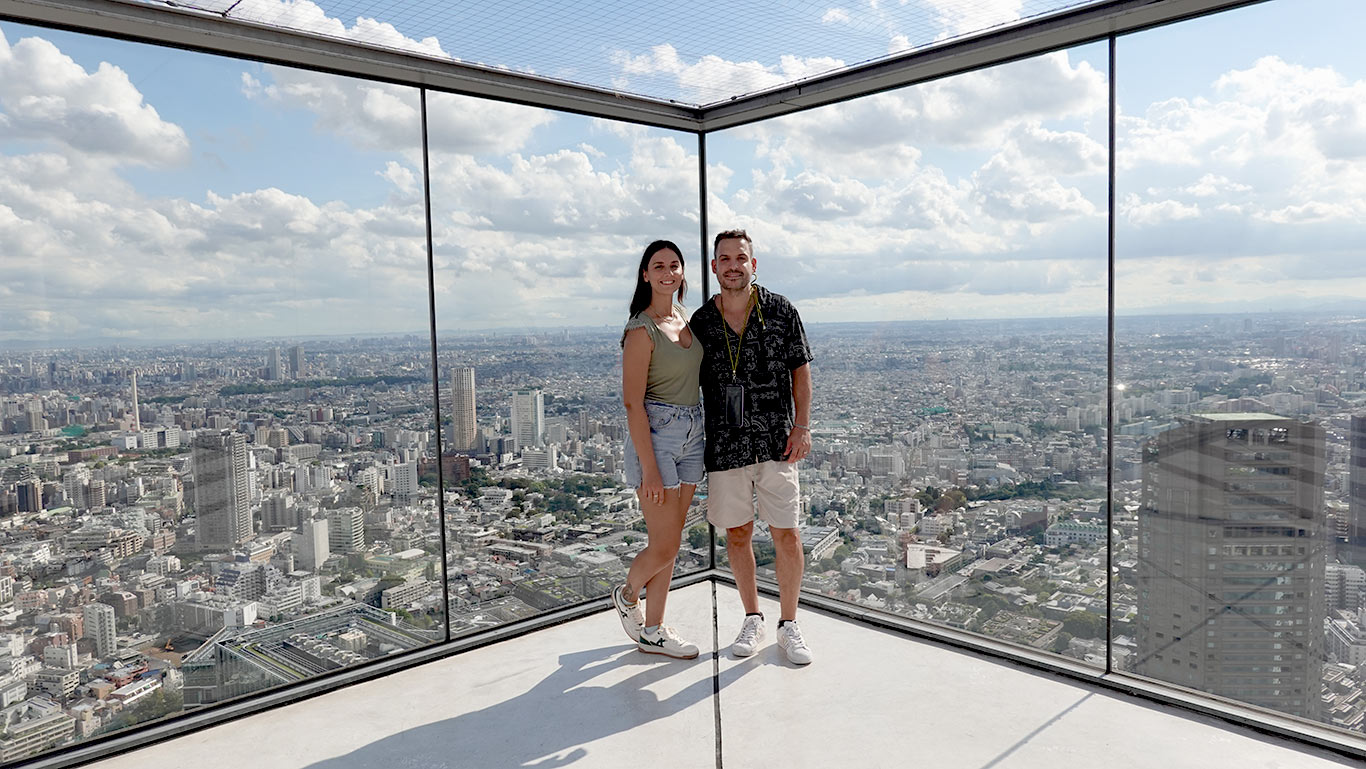 Vistas de Tokio desde el mirador Shibuya SKY