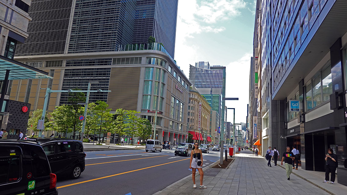 Caminando por la zona financiera