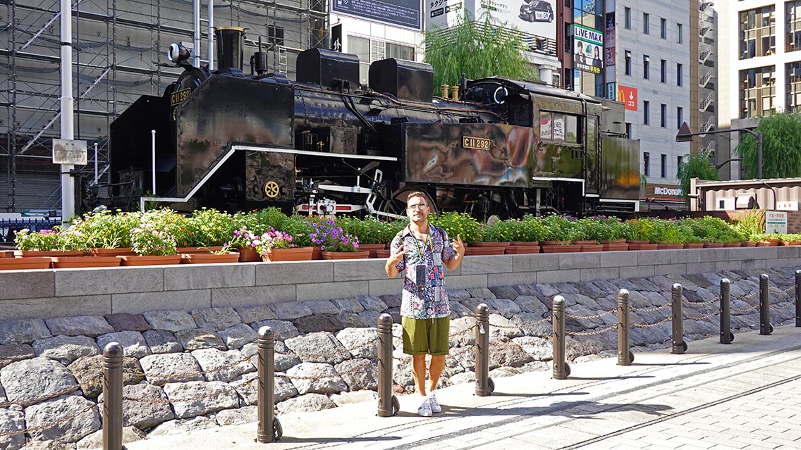 Una de las primeras locomotoras