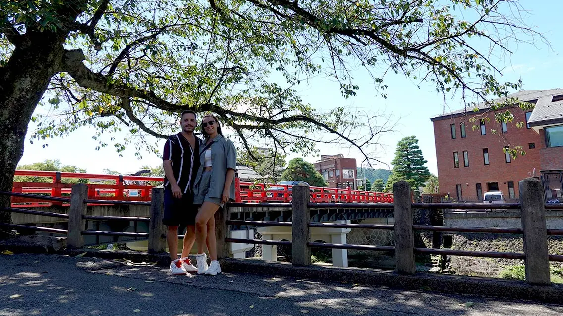 Puente rojo de Takayama