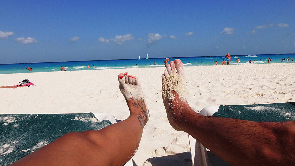 Día libre y Playa del Carmen