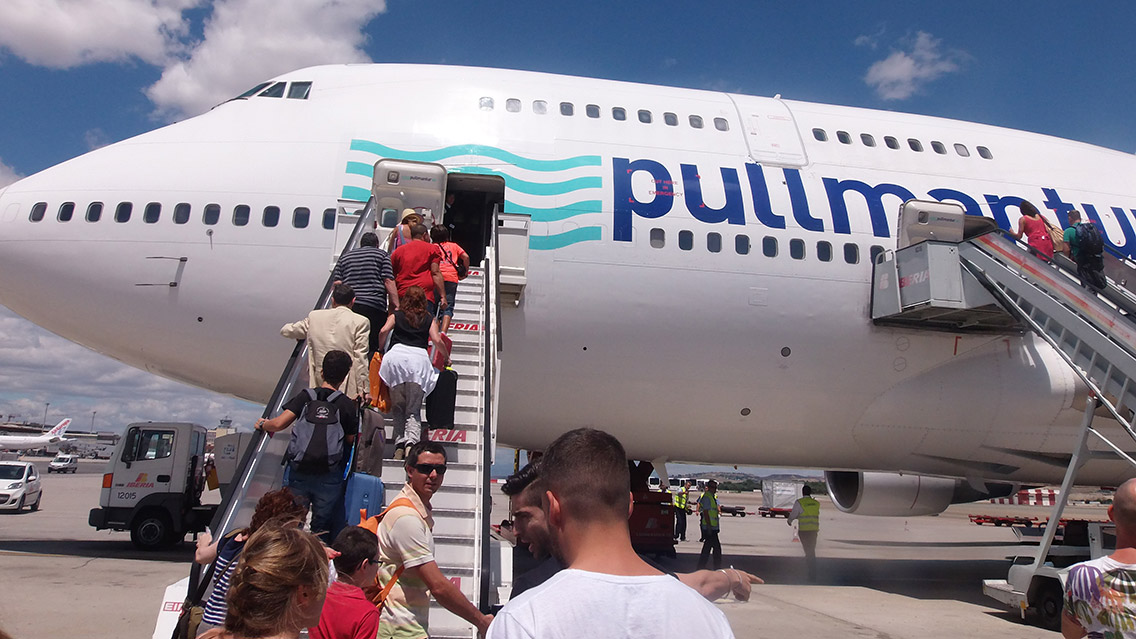 avion pullmantur riviera maya