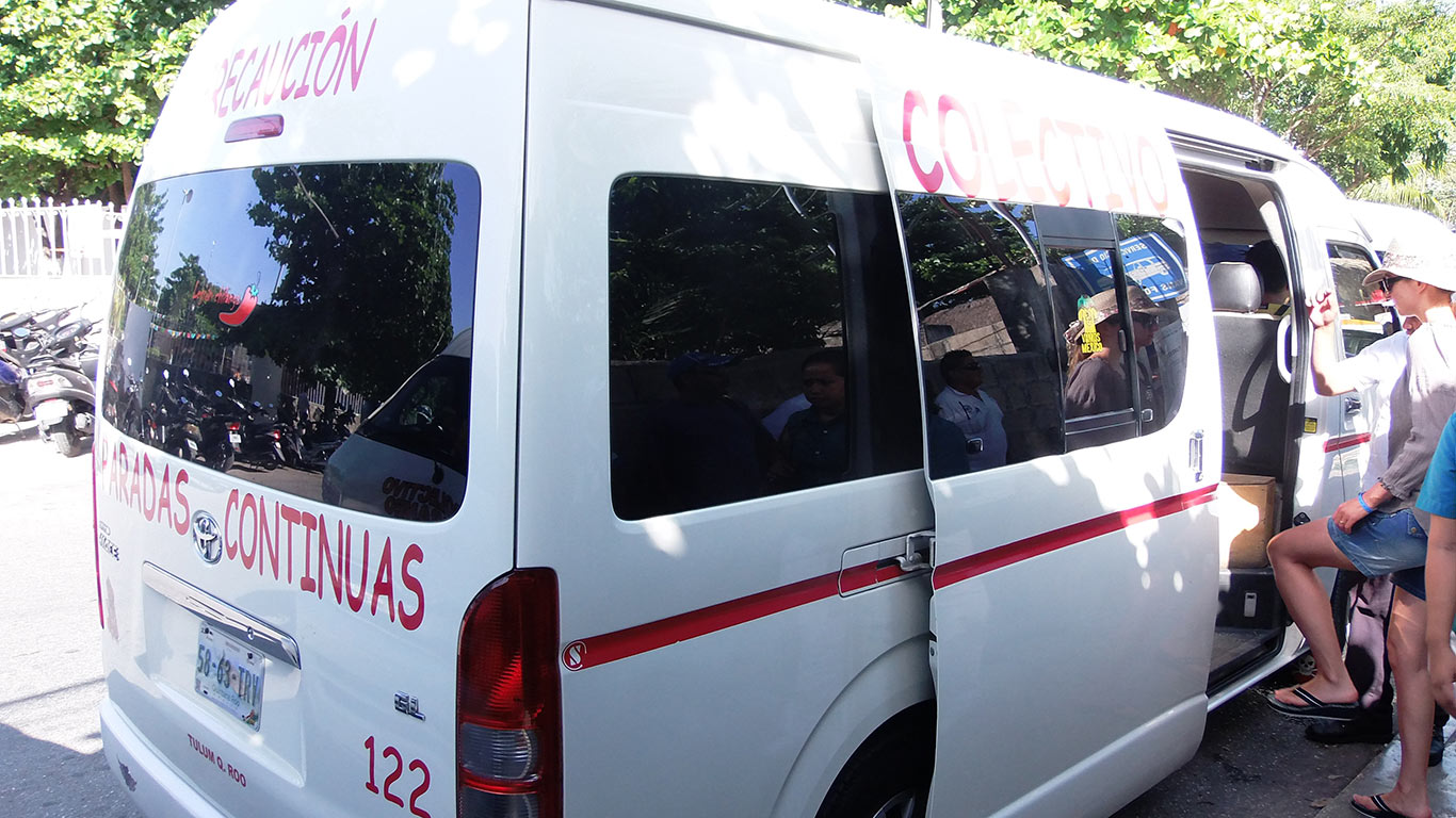 Furgoneta de transporte privado