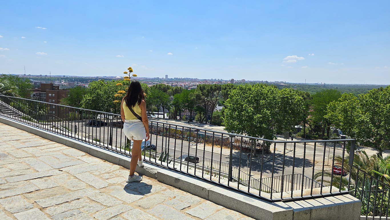 Mirador de Madrid en el Parque de la Montaña