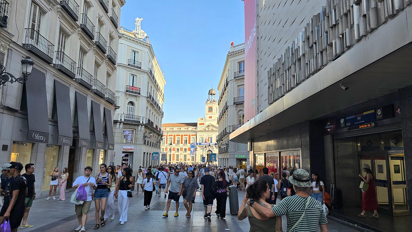 Tiendas de la calle Preciados de Madrid