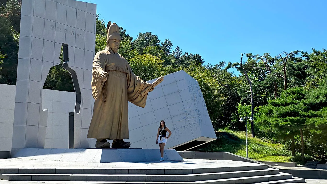 Estatua del rey Jeongjo's