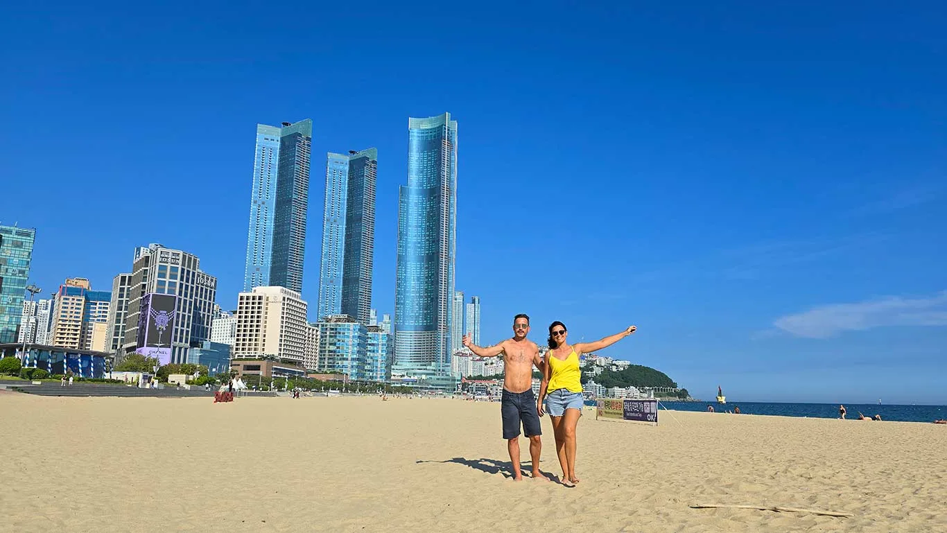 edificios en la costa Haeundae