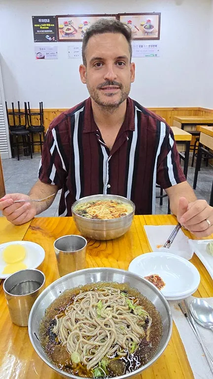 Comida en un restaurante local