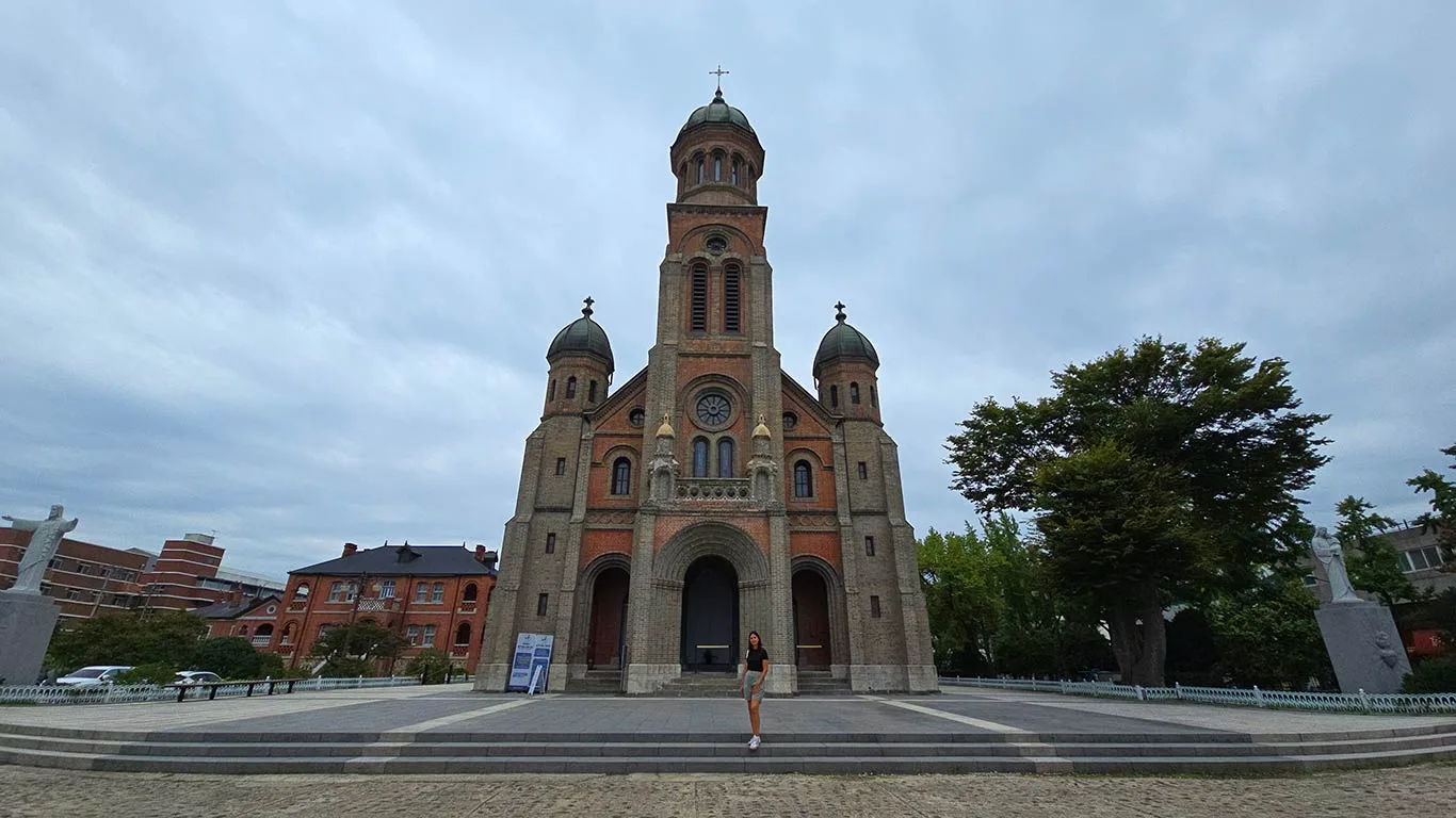 Exterior de la catedral de Jeonju