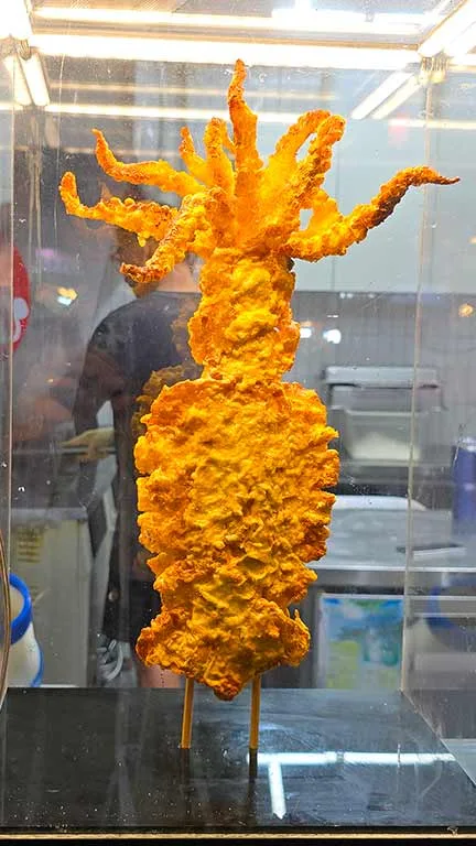 calamar frito muy popular en Jeonju