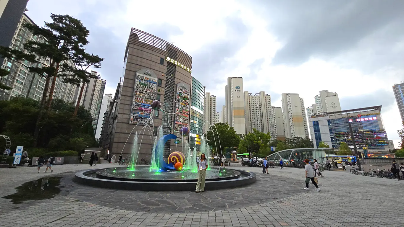 Rascacielos de la zona de Lotte World