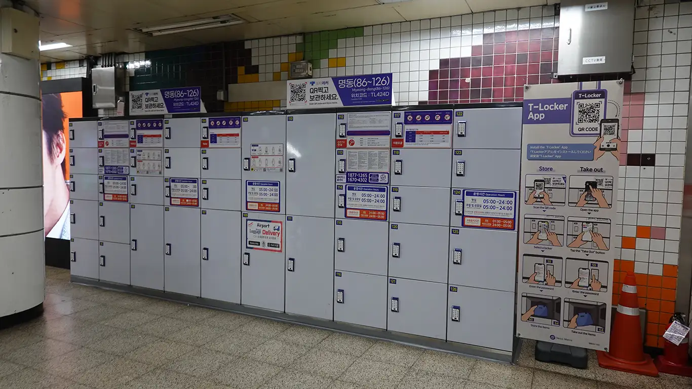 Taquillas de la estación de Myeongdong