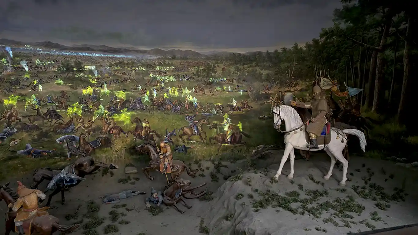 Replica del campo de batalla