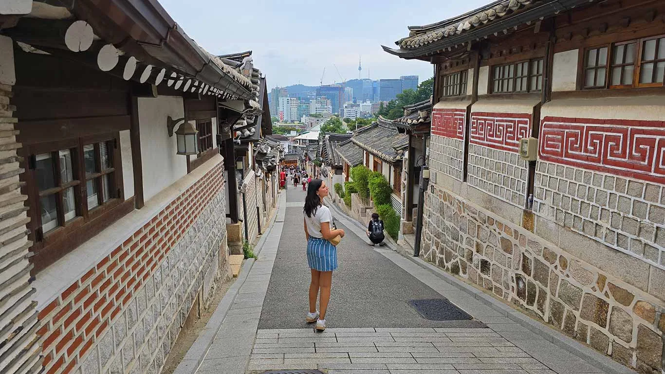 Calle de casas tradicionales