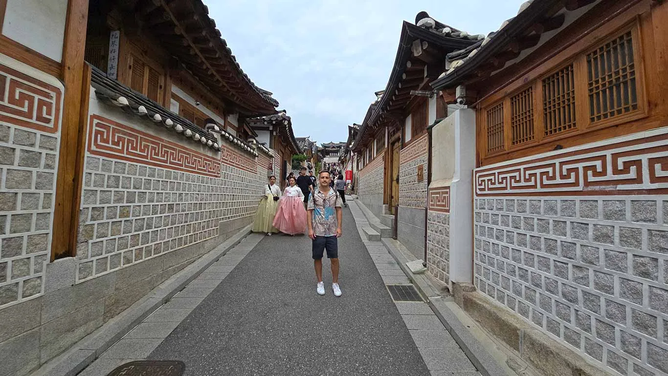 Calle de casas tradicionales
