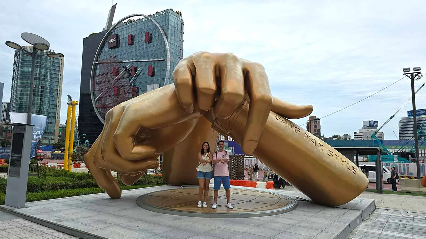 Escultura de Gangnam Style