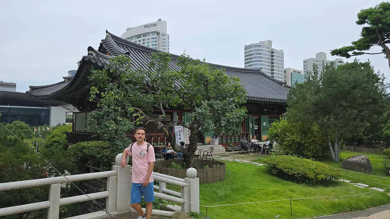 Cafetería dentro del templo Bongeunsa