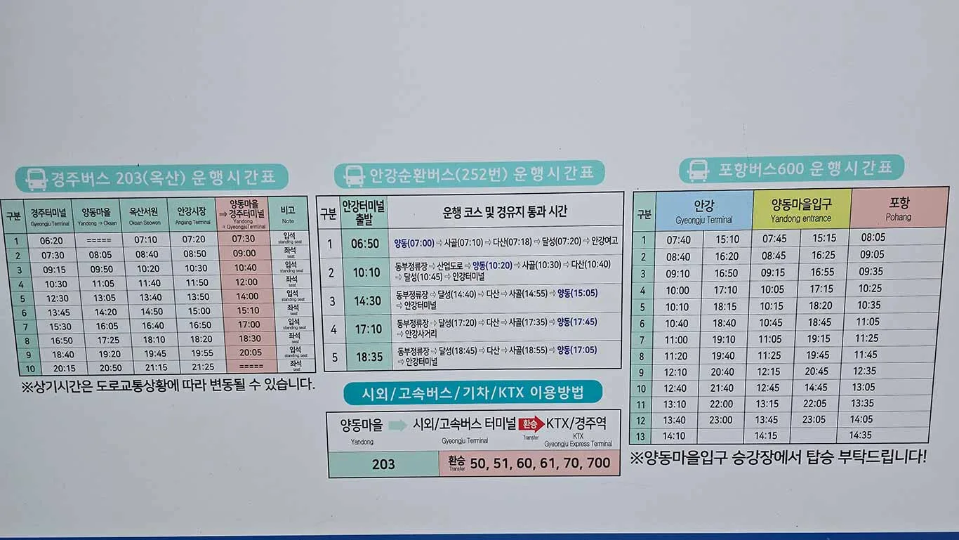 Horario del autobús 203