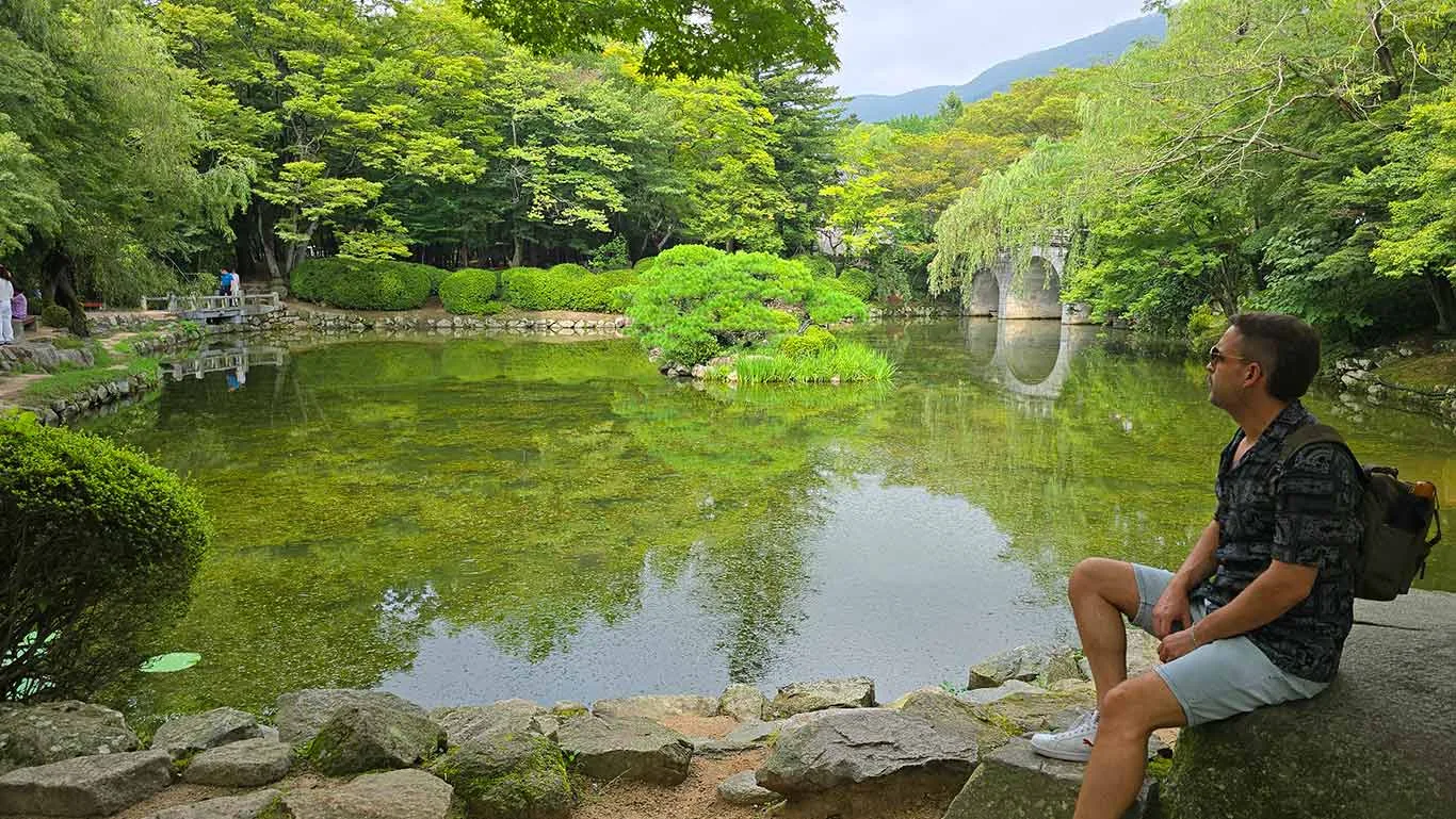 jardín del recinto del templo Bulguksa