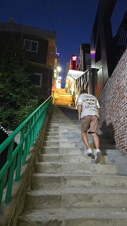 Escaleras del barrio
