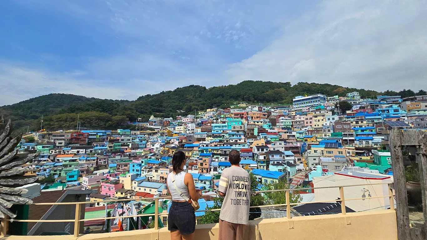 Vistas mirador de la Gamcheon Village
