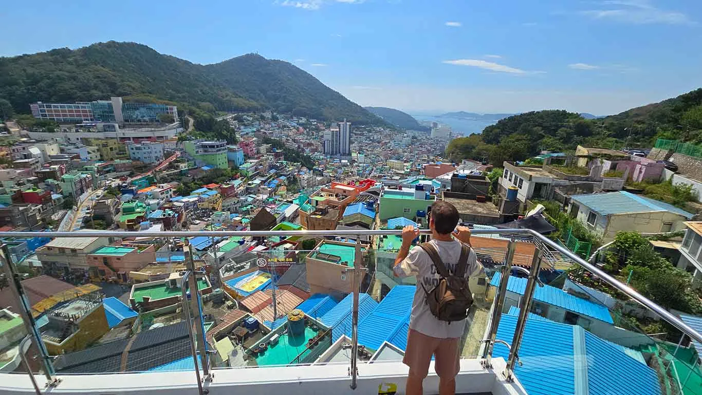 Vistas mirador de la Gamcheon Village