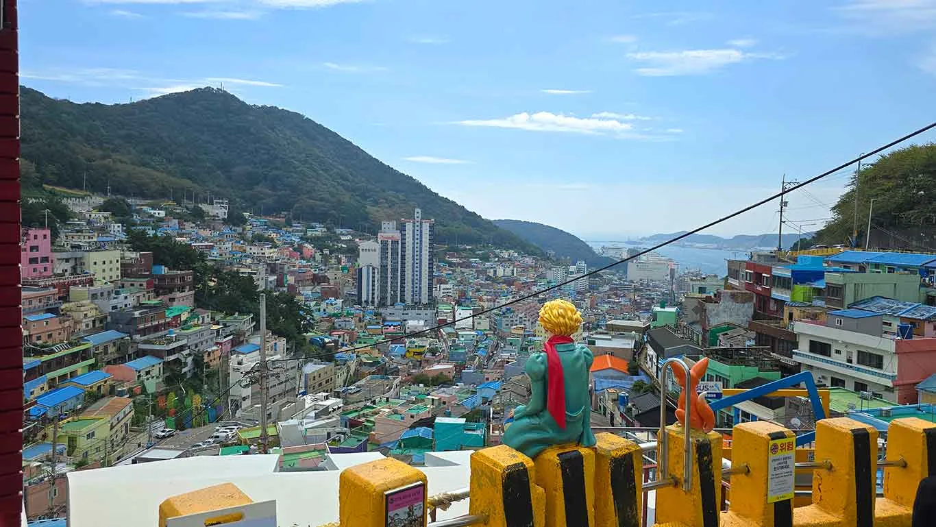 Vistas mirador de la Gamcheon Village