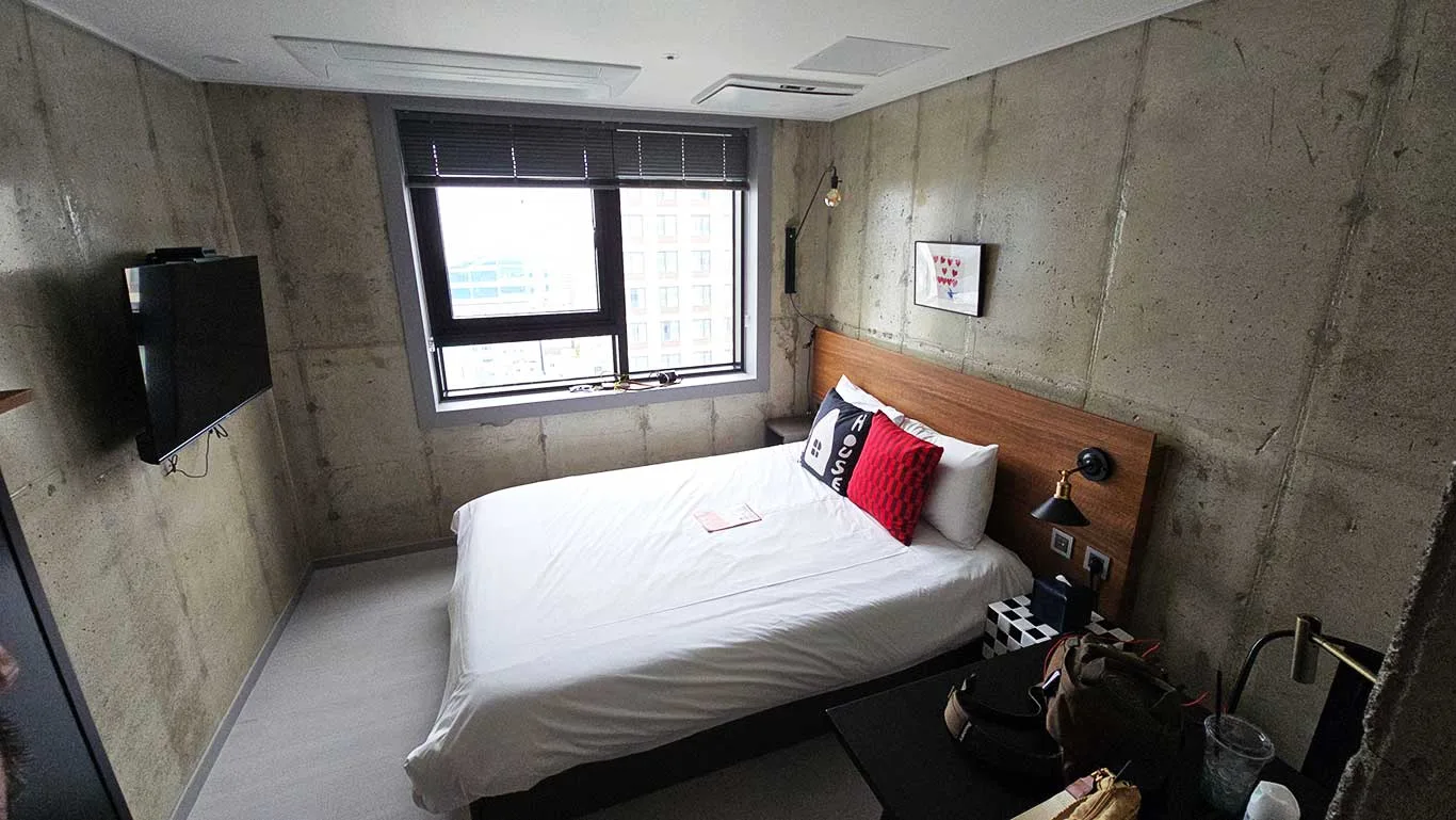 Interior de la habitación de nuestro hotel