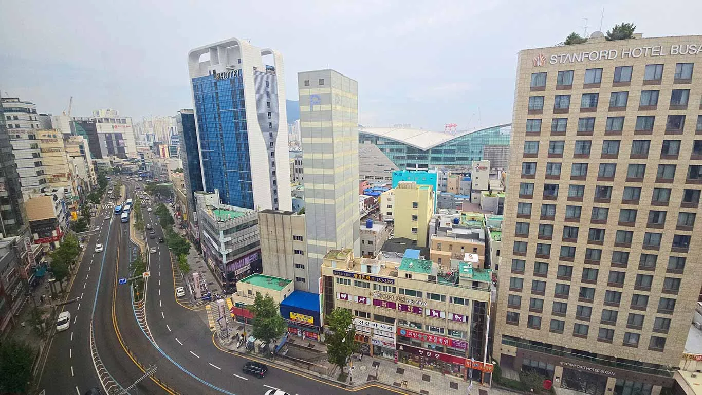 Vistas desde la ventana de la habitación