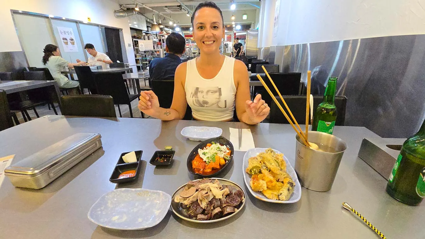 Menú degustación de comida coreana tradicional