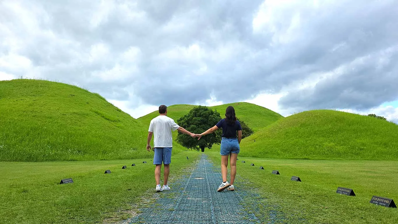 túmulos de la ciudad de Gyeongju