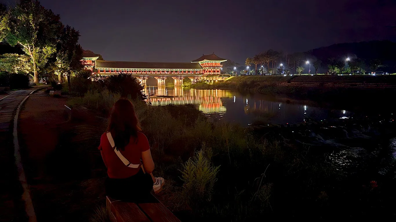 foto ciudad de Gyeongju de noche