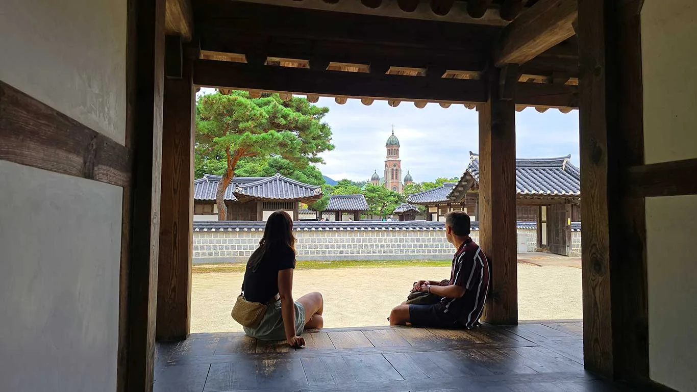 Interior del santuario de Jeonju