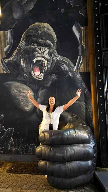 Escultura del barrio Hongdae