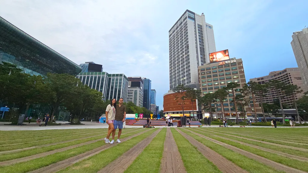 Parque en la ciudad de Seúl