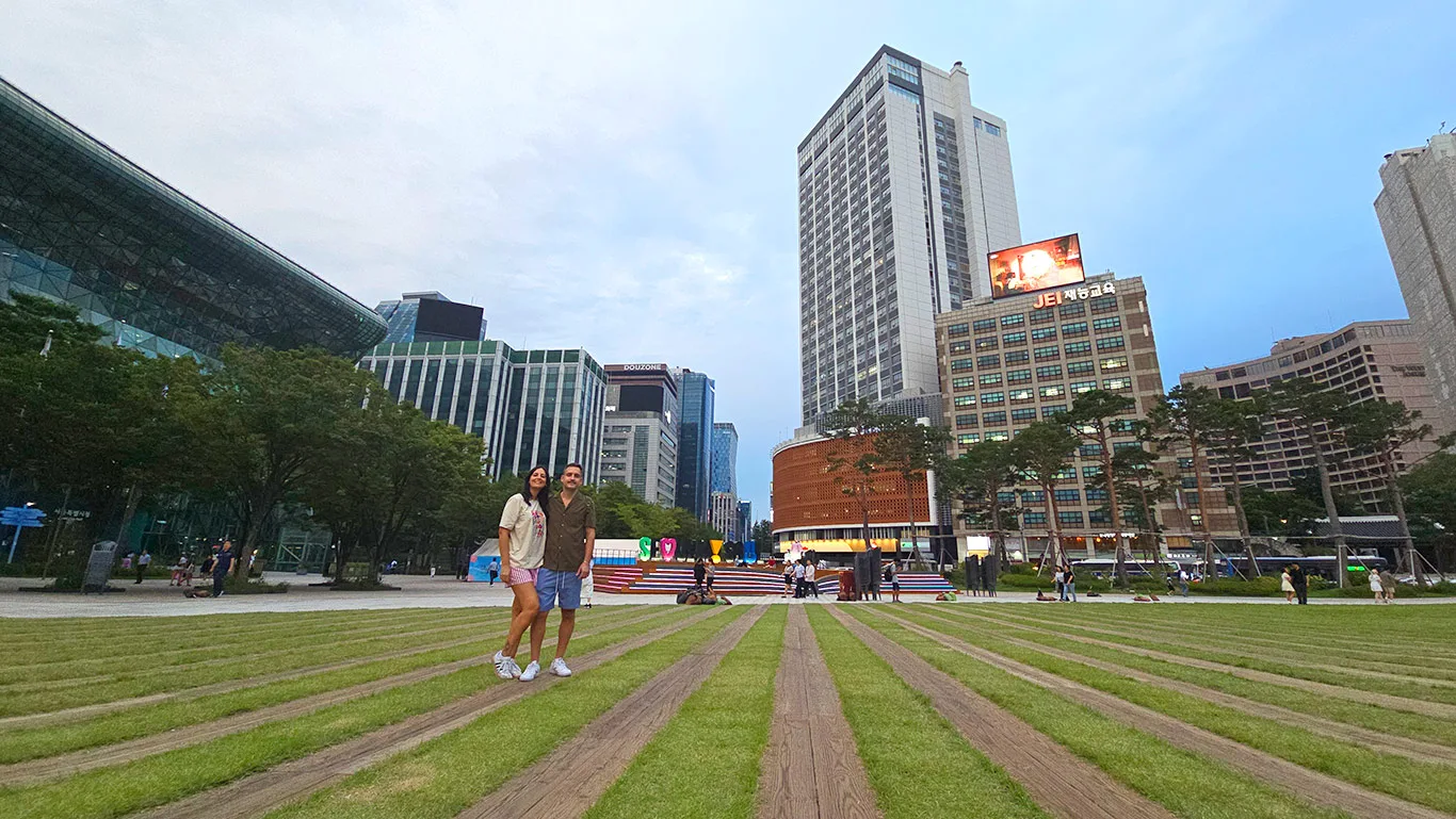 Parque en la ciudad de Seúl
