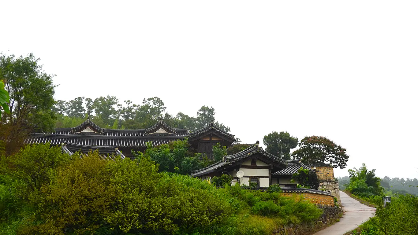 Hyangdan House en la colina