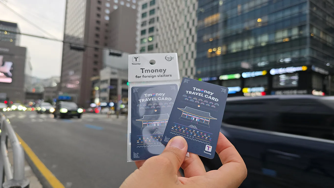 Tarjetas T-Money para moverse por Corea